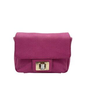 Juicy Couture Pink Leather Mini Crossbody Bag